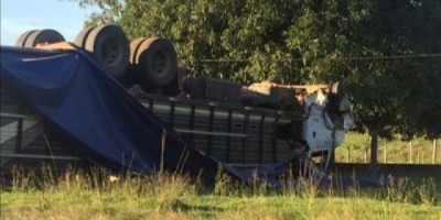 Ji-Paraná - Caminhão boiadeiro e carreta se envolvem em grave acidente de trânsito na BR-364