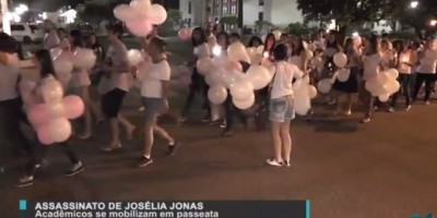 Caso Josélia: Após crime acadêmicos se mobilizam em manifestação - Vídeo