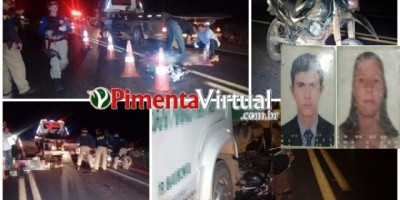 Trágico: Casal morre após colidir com caminhão reboque na BR-364 em Pimenta Bueno