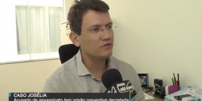 Reportagem - Caso Josélia -  Delegado Daniel Hoffmann fala sobre prisão preventiva do suspeito de matar a universitária 