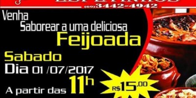 Publicidade - Venha saborear uma deliciosa Feijoada neste sábado no Espaço Família Espetinhos