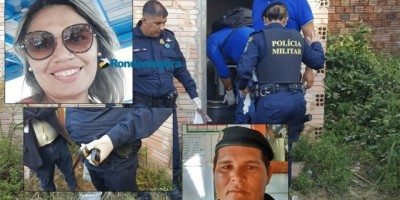 Porto Velho - Cabo da PM matou a ex-mulher com tiro na nuca e facadas na frente do filho de 12 anos