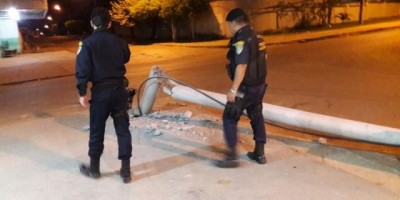 Jaru - Caminhoneiro derruba câmera de monitoramento, se evade do local e acaba detido pela PM