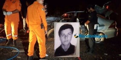 Porto Velho -  Homem morre em acidente de trânsito na BR-319 após sair da igreja; dois ficam feridos