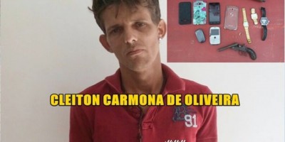 Rolim de Moura – Um dos suspeitos de ter ameaçado e amarrado vítima para praticar roubo é preso pela PM e objetos roubados são recuperados