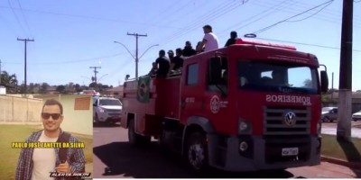 Reportagem -  Cortejo fúnebre e sepultamento do Agente Penitenciário Zanette - Vídeo  