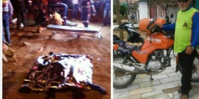 Mototaxista morre em acidente e passageira fica ferida, em Ariquemes 