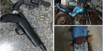 Cacoal – Dois infratores são apreendidos pela Polícia Militar por porte ilegal de arma de fogo