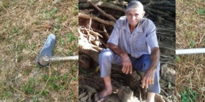 Pedaço de lâmina de roçadeira atinge e mata idoso de 77 anos na zona rural de Teixeirópolis