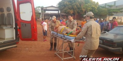 Rolim de Moura -  Motociclista fica ferido em quarto acidente de trânsito registrado nesta sexta-feira 