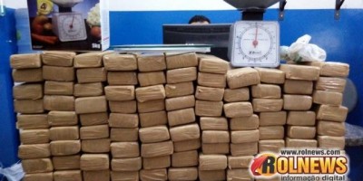 PC e PM de Cacoal prenderam em flagrante dono de lavador de carro com 65 kg de maconha
