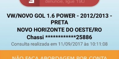 Rolim de Moura -  Casal tem carro roubado por bandidos no loteamento Jequitibá 