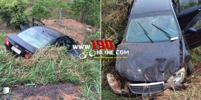 Alta Floresta – Condutor de automóvel capota veículo durante tentativa de ultrapassagem na RO-383