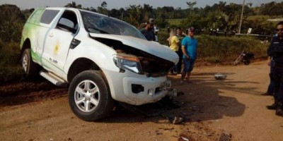 Acidente entre carro de funerária e Fiat Strada deixa uma vítima morta em Buritis