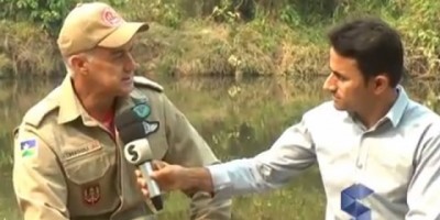 Reportagem -  Comandante dos bombeiro em Rolim de Moura fala sobre prevenção de afogamento - Vídeo 