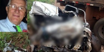 Ex-vereador e irmão morrem em grave acidente envolvendo três veículos na BR-364