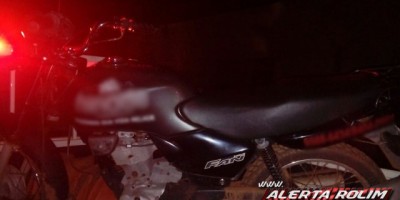 Rolim de Moura -  Mais uma motocicleta furtada é localizada pela PM no 