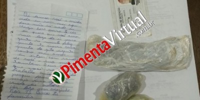 Mulher é presa com droga na vagina ao tentar entrar em Casa de Detenção em Pimenta Bueno