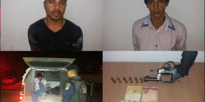 Rolim de Moura – Após roubo a mão armada, suspeitos são presos pela Força Tática da PM