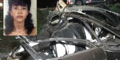 Mulher morre após colisão frontal entre carro de passeio e carreta na BR-364