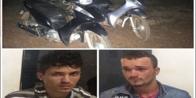 São Francisco - Dupla é presa pela PM com duas motos roubadas em Rolim de Moura