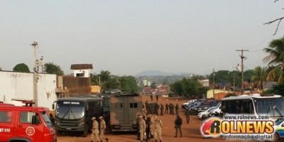 17ª Brigada de Infantaria e Selva desenvolve mega operação de revista no mini presídio de Cacoal