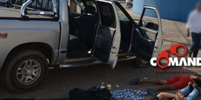 Polícia recupera caminhonete que foi furtada pelo próprio filho e prende suspeitos com armas de fogo, em Ji-Paraná
