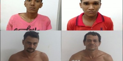 Rolim de Moura – Quadrilha é presa pela PM e PC, após praticar roubo e manter família de refém; uma Hilux e duas motos foram recuperadas
