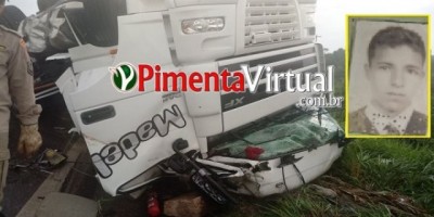 Caminhoneiro  morre em acidente na BR-364, em Pimenta Bueno