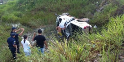 Tragédia- Aquaplanagem causa acidente e faz vitima fatal e deixa três feridos na BR 429 em São Francisco do Guaporé.