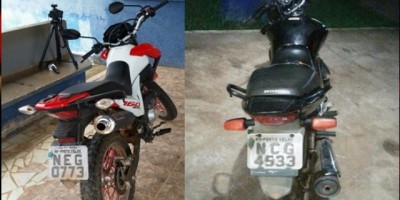 Nova Mamoré – Honda Bros e CG Fan roubadas em Porto Velho são recuperadas pela Polícia Militar