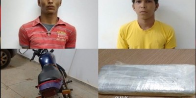 Rolim de Moura – Dupla é presa pela Polícia Militar com cerca de meio quilo de droga