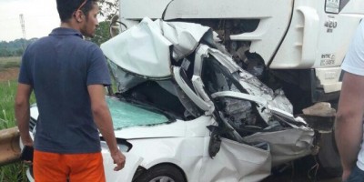URGENTE: Gravíssimo acidente na BR-364 deixa dois mortos