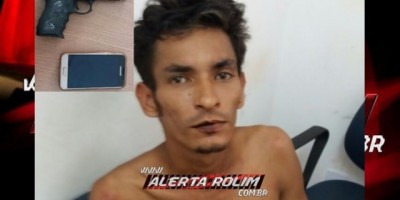 Rolim de Moura – Suspeito é preso em flagrante pela PM após praticar roubo a uma mulher