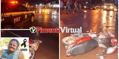 Motorista foge após atropelar e matar passageira de motoneta em Pimenta Bueno