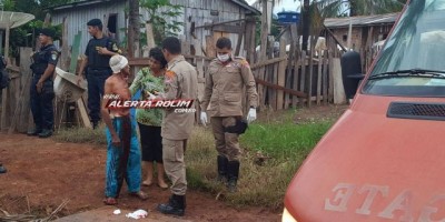 Rolim de Moura -  Após discussão, idoso de 91 anos é esfaqueado na cabeça no Bairro Centenário 