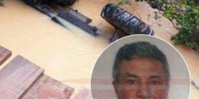 Vilhena - Uma pessoa morre e outra sai ilesa após trator cair de ponte