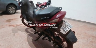 Rolim de Moura – Moto roubada é encontrada pela PM, após bandidos utilizarem para praticar roubo de outra motocicleta