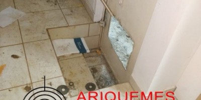 Marginais arrombam banco e furtam dinheiro que estava no cofre em Alto Paraíso