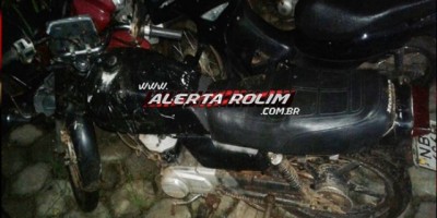 Rolim de Moura – Motocicleta furtada é recuperada pela Patrulha de Trânsito da PM