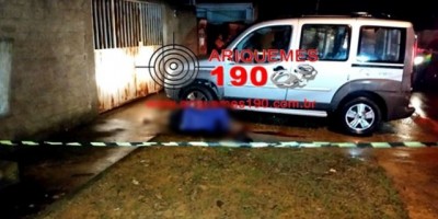 Ariquemes - Motorista é executado a tiros ao chegar no portão de casa