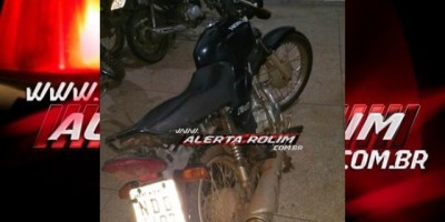 Rolim de Moura – Cerca de 10 minutos após motocicleta ser furtada, Guarnição de Rádio Patrulha da PM recupera veículo
