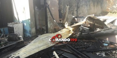 Em Ji-Paraná, homem incendeia a própria residência após discussão com a esposa