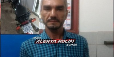 Cacoal – Morador de Rolim de Moura é preso pela PM com motocicleta furtada