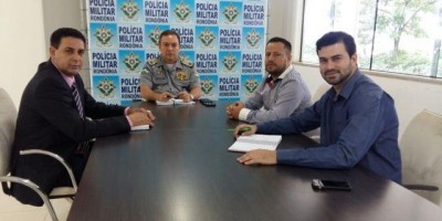 Vereadores são recebidos pelo comandante geral da Polícia Militar para tratar da criação do Batalhão em Rolim de Moura