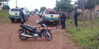 Rolim de Moura  - Em ação rápida, Guarnições da PM recuperam moto que havia acabado de ser roubada 