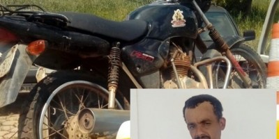 Rolim de Moura  -  Guarnição de Rádio Patrulha prende homem pilotando tranquilamente motocicleta furtada