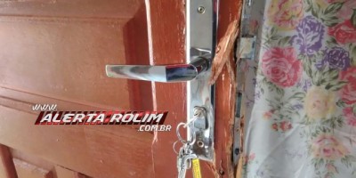 Rolim de Moura  - Menor arromba e furta residência no Bairro Cidade Alta, mas logo em seguida acaba apreendido pela PM
