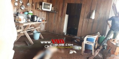 Alta Floresta -   Homem é encontrado morto a golpe de faca em propriedade rural 