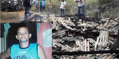 Cujubim -  Homem é queimado vivo dentro de residência 